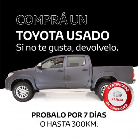 USADOS TOYOTA: 100% SATISFECHO O TE DEVUELVEN EL DINERO