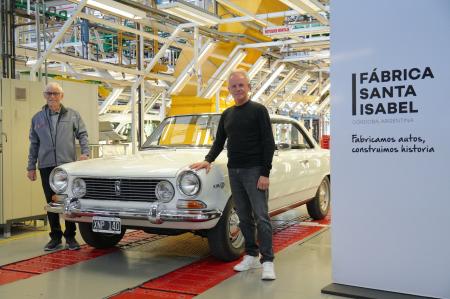 Oreste Berta y Horacio Pagani con su Torino 380 W